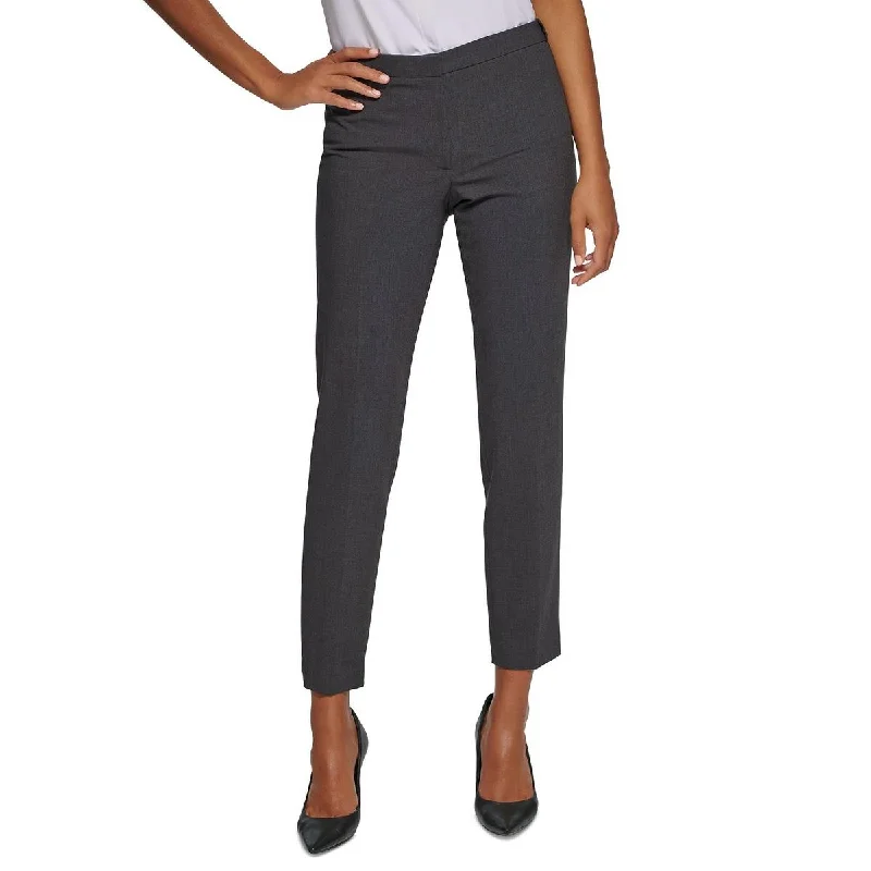 ladies' skater skirts -Calvin Klein Womens Highline Ankle Dress Pants