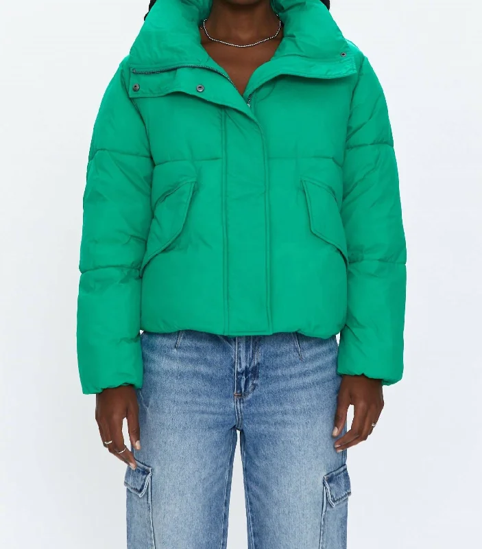 classic leather jackets for women -Donovan Jacket In Evergreen