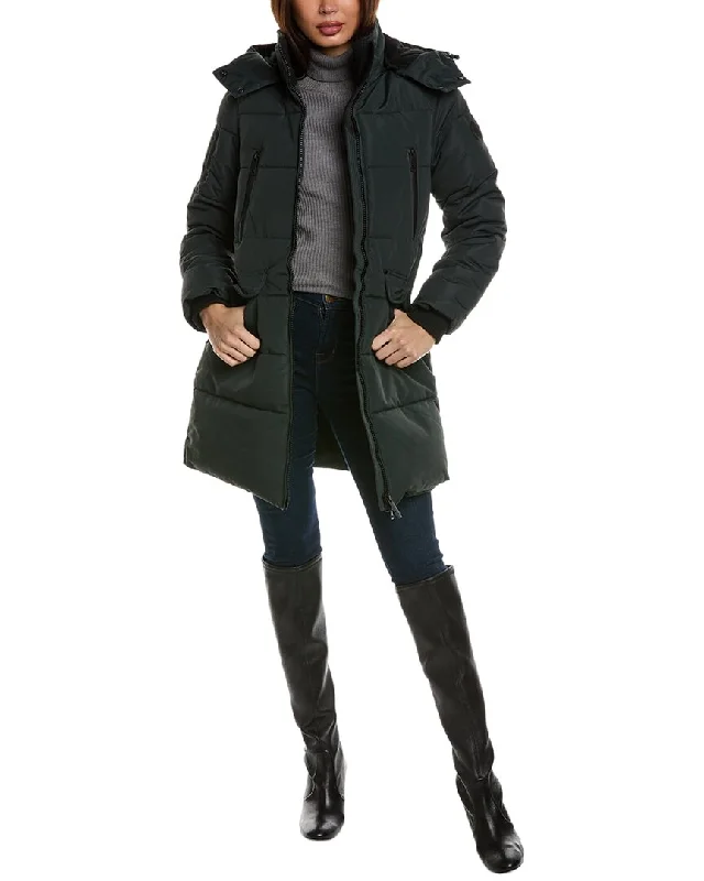 women's knee-length coats -NOIZE Addie Parka