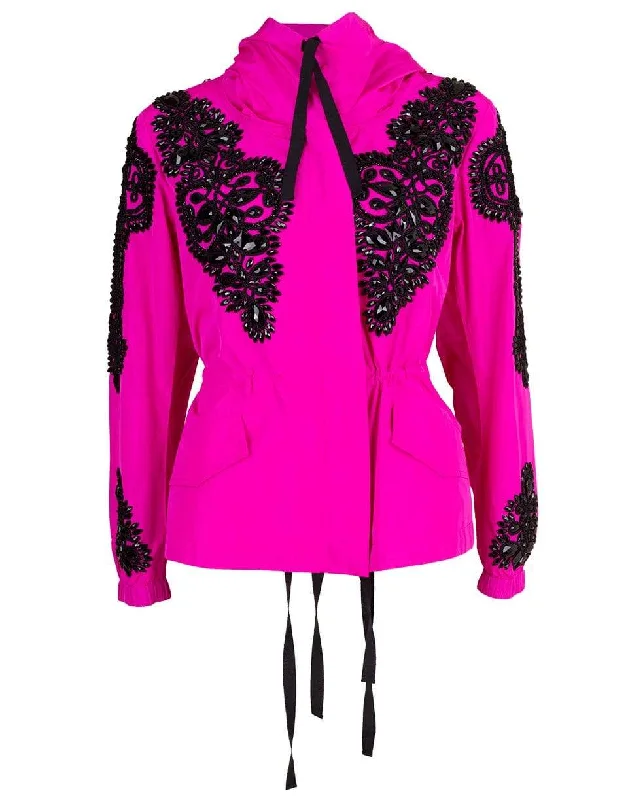 women's waterproof jackets -Valera Embroidered Jacket