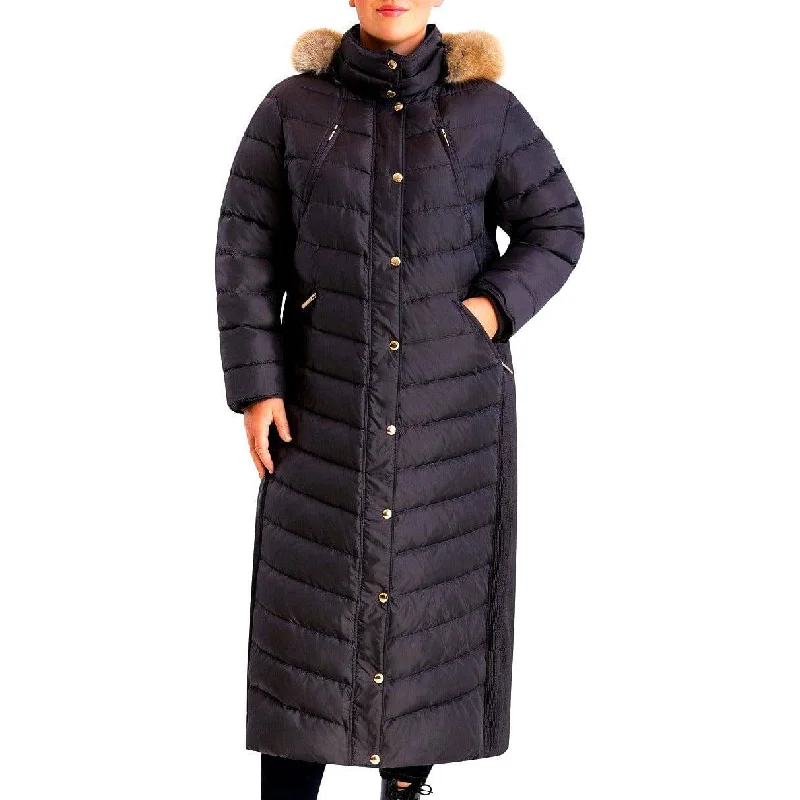 women's varsity jackets -Michael Kors Women's Plus-Size Maxi Down Coat