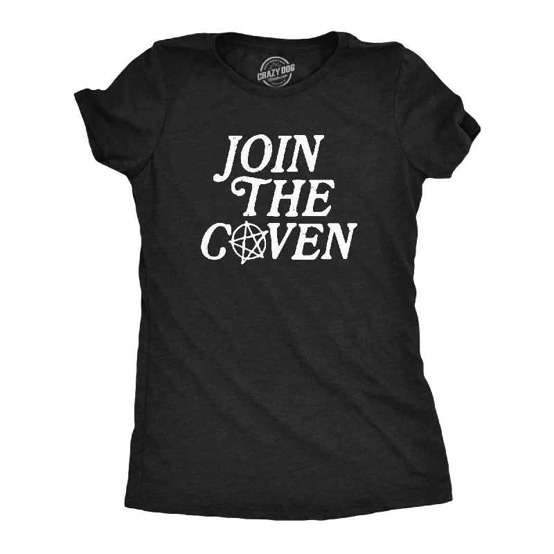 women's pastel-colored tops -Join The Coven Women's T Shirt