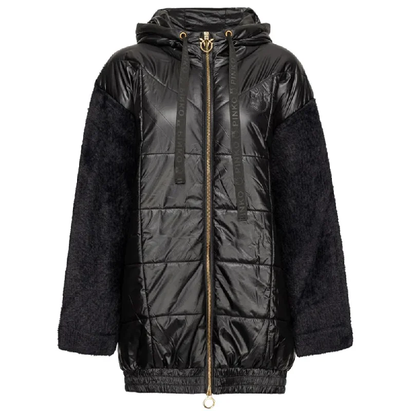 ladies' long puffers -PINKO  Nylon Jackets & Women's Coat