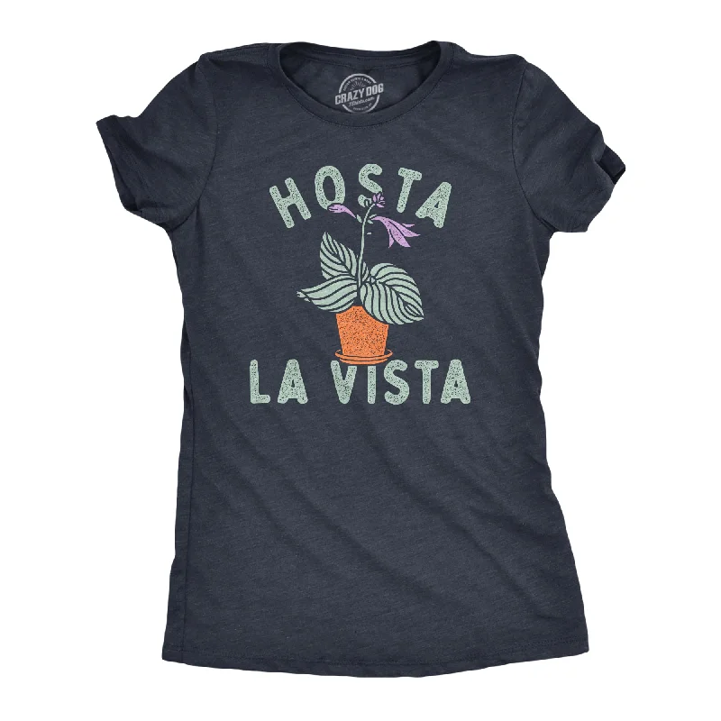 women's ruffle sleeve tops -Hosta La Vista Women's T Shirt