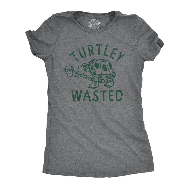 women's formal blouses -Turtley Wasted Women's T Shirt