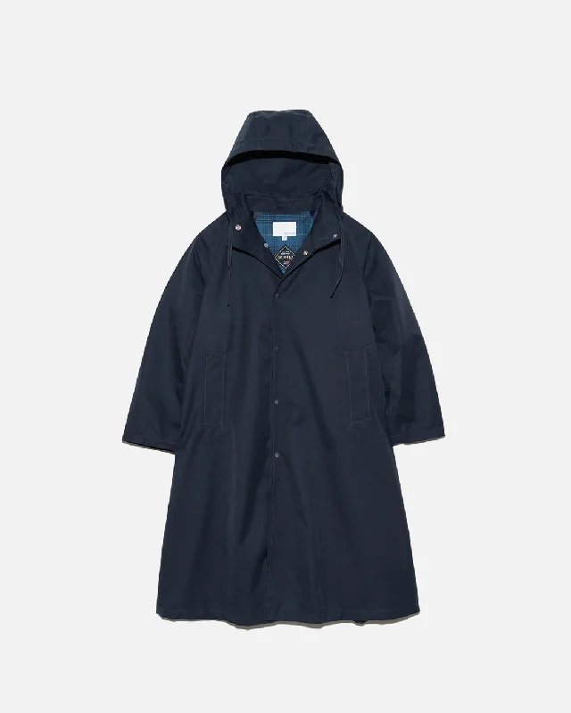 women's teddy bear coats -2L GORE-TEX Hooded Coat - Navy