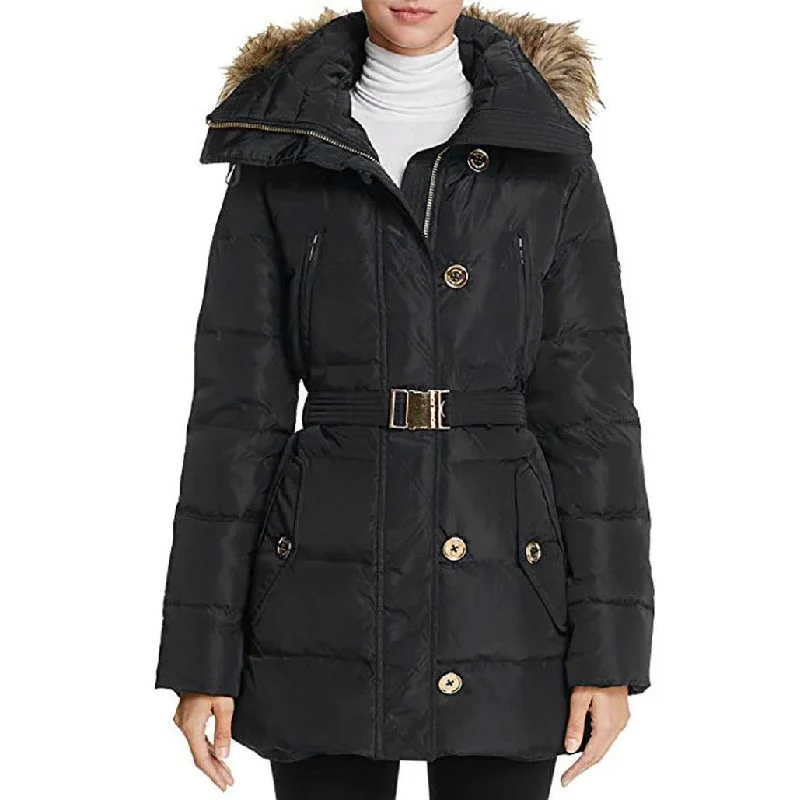 elegant coats for women -MICHAEL Michael Kors Women's Down Coat with Zip-Out Hood