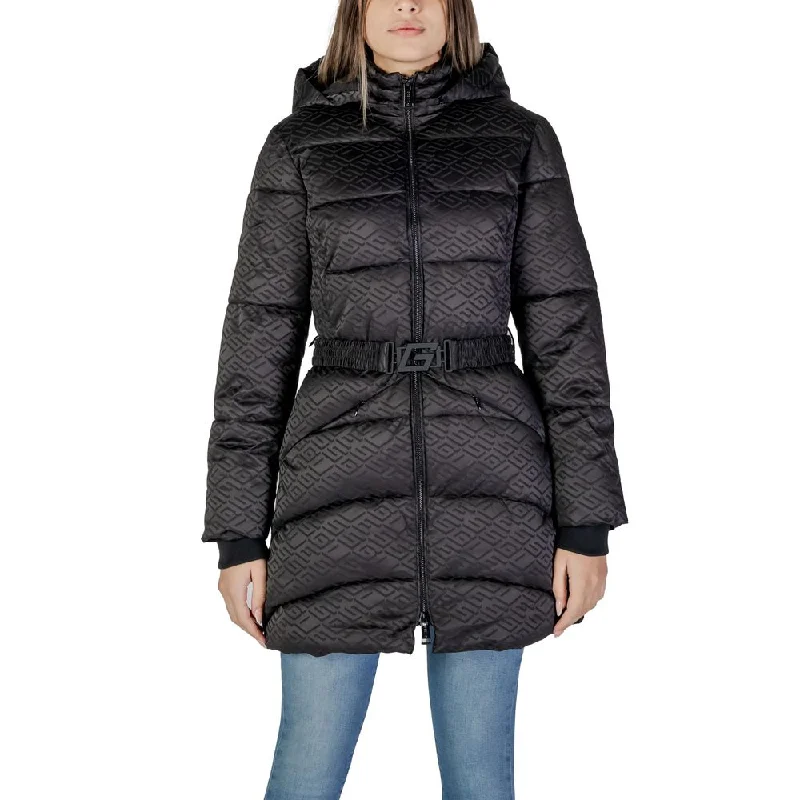 women's fur-lined jackets -Guess  Polyester Jackets & Women's Coat