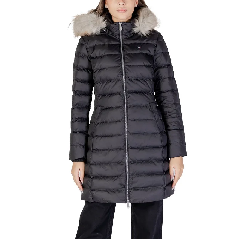 women's trench raincoats -Tommy Hilfiger Jeans  Recycled Polyester Jackets & Women's Coat