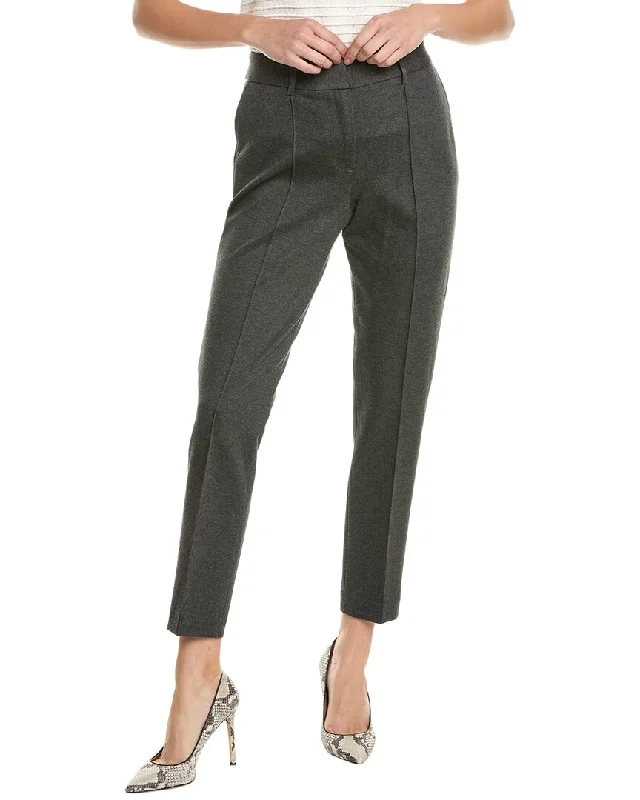 women's side-slit skirts -Tahari ASL Darted Ponte Pant