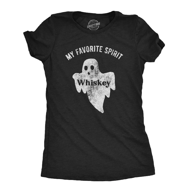 women's bell sleeve tops -My Favorite Spirit Whiskey Women's T Shirt