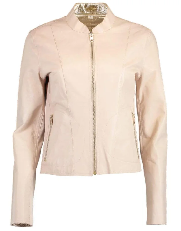 women's cape coats -Pink and Gold Reversible Chapin Jacket