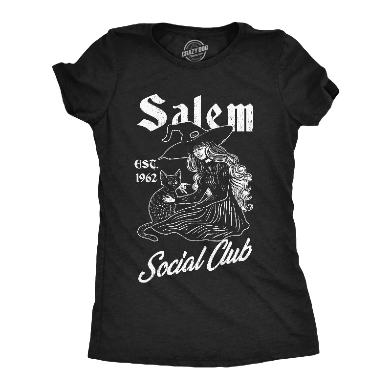 women's cold shoulder tops -Salem Social Club Women's T Shirt