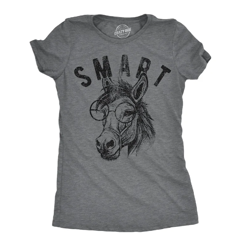 women's western-style tops -Smart Ass Women's T Shirt