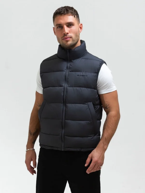 warm padded jackets for women -Ultimate Gilet - Dark Navy