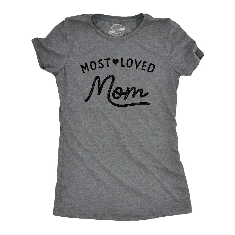 casual knit tops for women -Most Loved Mom Women's T Shirt