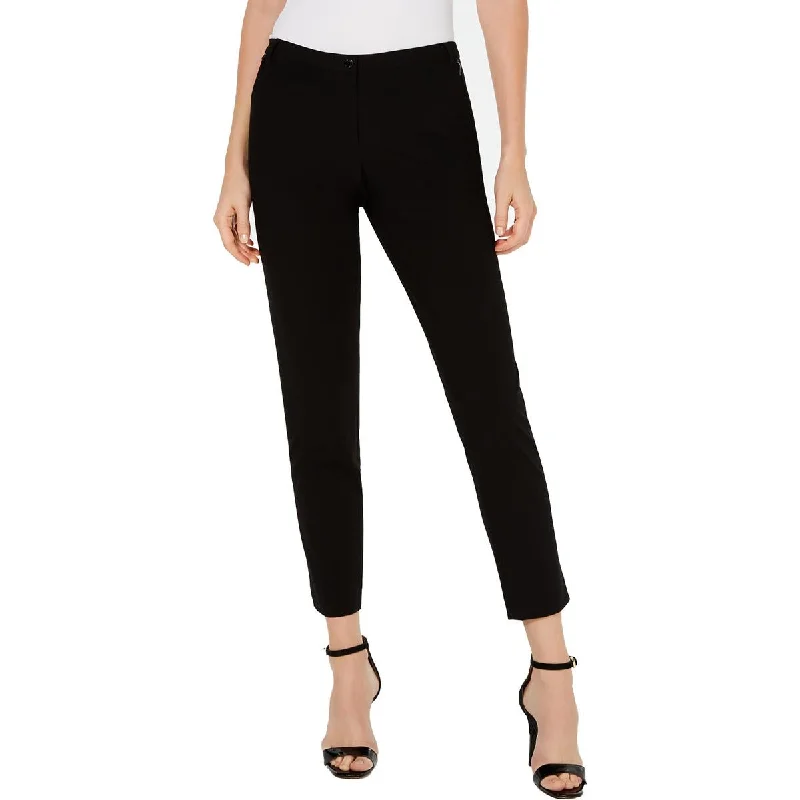 ladies' palazzo pants -Calvin Klein Womens High Rise Wear To Work Dress Pants