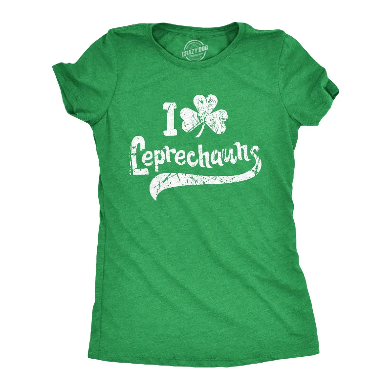 ladies' sleeveless tank tops -I Clover Leprechauns Women's T Shirt