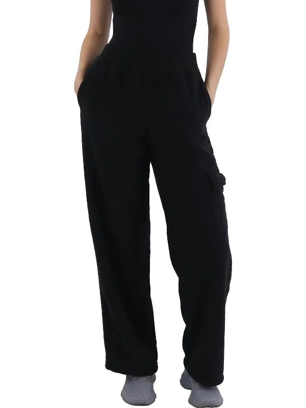 ladies' retro-style skirts -Womens Comfy Leg Pocket Cargo Pants