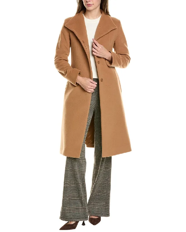 winter parkas for women -Cinzia Rocca Icons Wool & Cashmere-Blend Coat