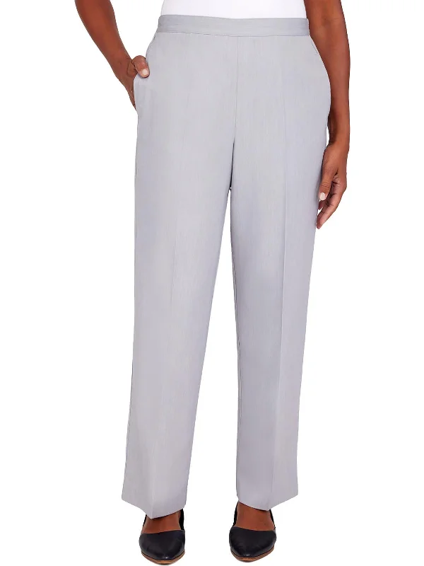 ladies' elastic waist pants -Womens Cotton Stretch Lounge Pants