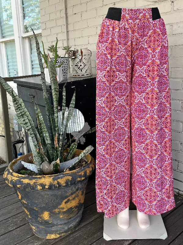 trendy skirts for women -Cranberry & Orange  Palazzo Pants