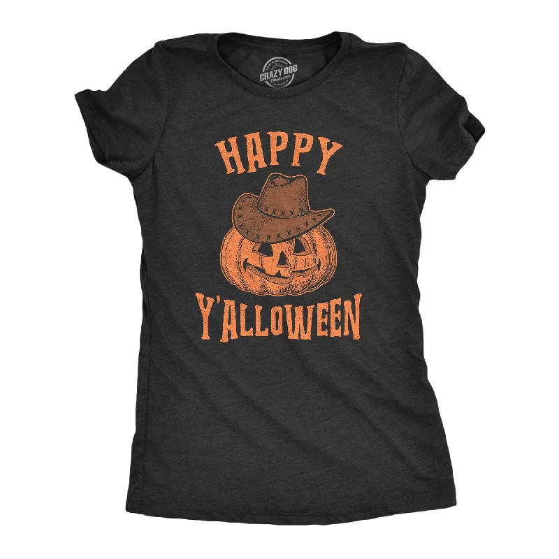 stylish sleeveless tops for women -Happy Y'alloween Women's T Shirt