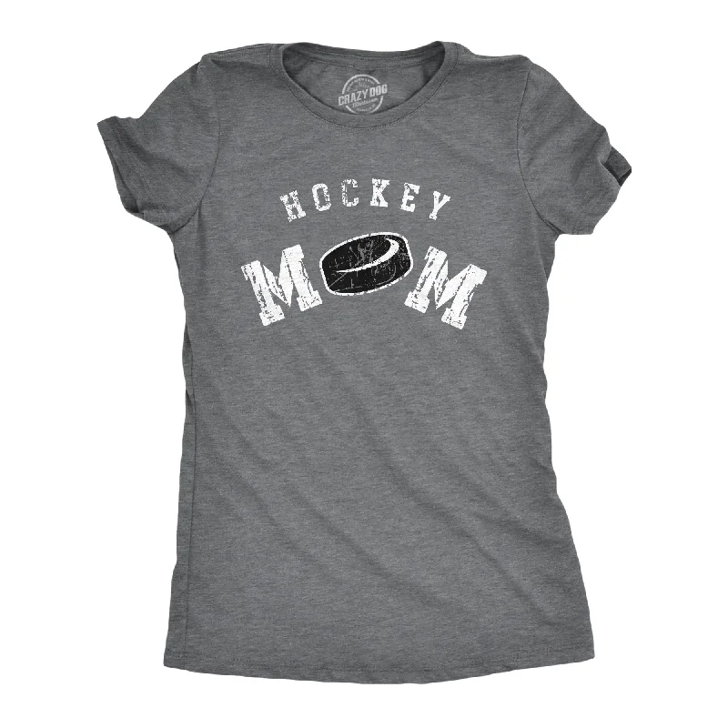 ladies' sleeveless tank tops -Hockey Mom Women's T Shirt