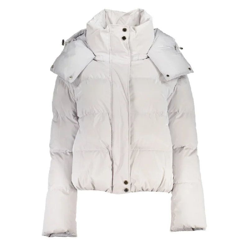 classic coats for women -Patrizia Pepe  Polyethylene Jackets & Women's Coat