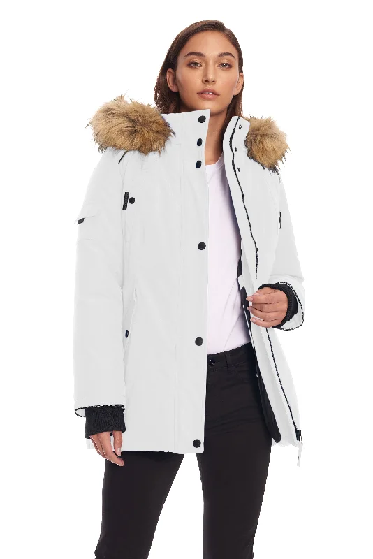 women's quilted jackets -GLACIER | WOMEN'S VEGAN DOWN (RECYCLED) PARKA