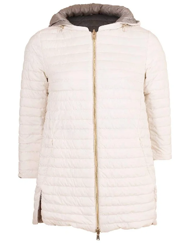 women's winter coats -Reversible Hi-Lo Down Jacket