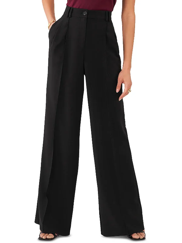 elegant trousers for women -Womens Tailored Business High-Waisted Pants