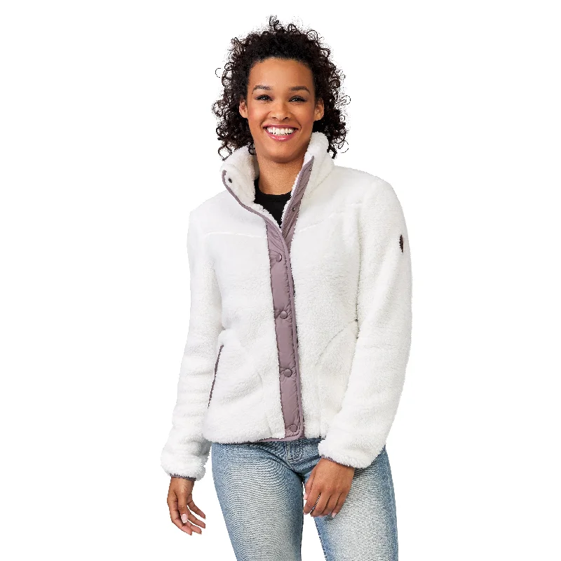 stylish blazers for women -Free Country Women's Sherpa Butter Pile Jacket