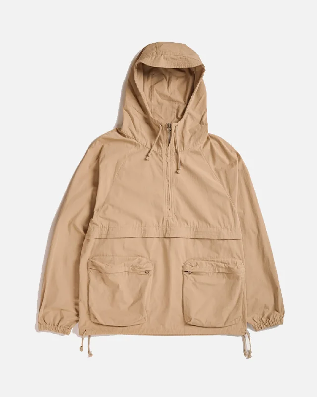 women's knee-length coats -Anorak - Sandstone