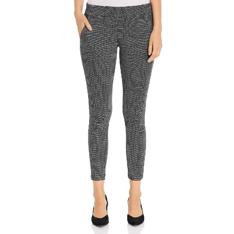 ladies' palazzo pants -Nic + Zoe Womens Patterned Knit Skinny Pants