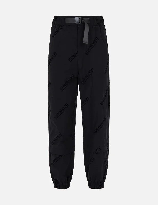 women's sporty joggers -Monogram Print Sweatpants