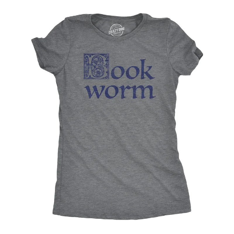 women's asymmetrical blouses -Book Worm Women's T Shirt