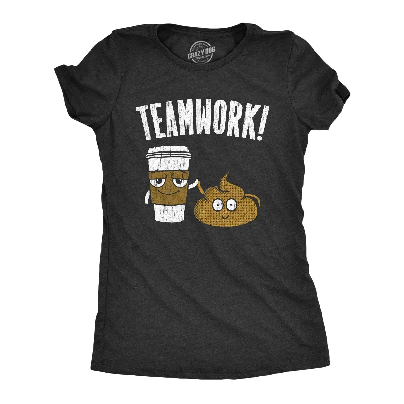 women's long tunic tops -Teamwork Women's T Shirt