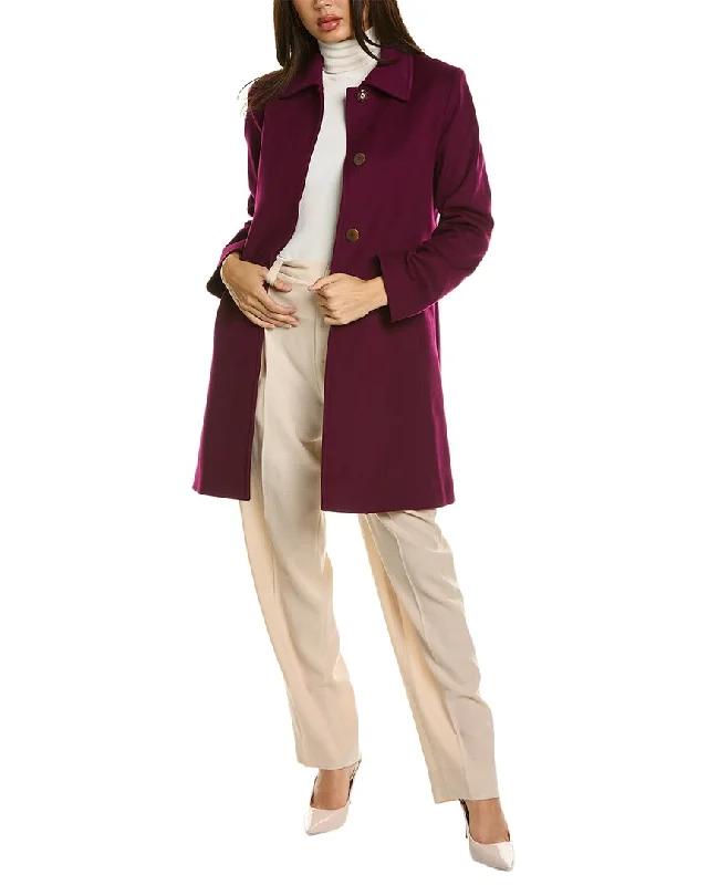 women's down coats -FLEURETTE Wool Coat