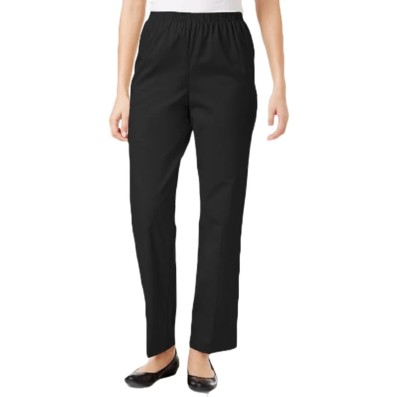 women's mermaid skirts -Alfred Dunner Womens Pull On Professional Dress Pants