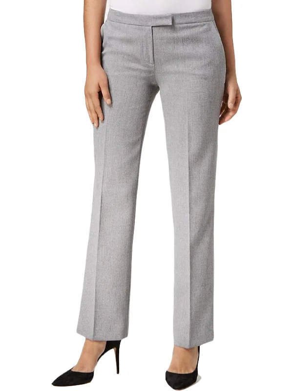 ladies' relaxed-fit jeans -Womens Tab Front Work Trouser Pants