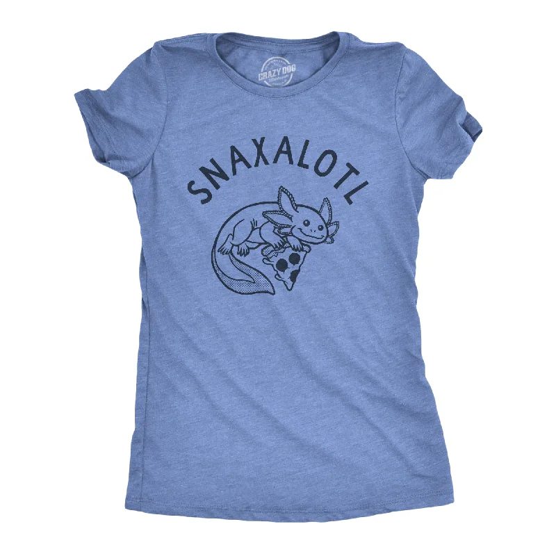 women's henley tops -Snaxalotl Women's T Shirt