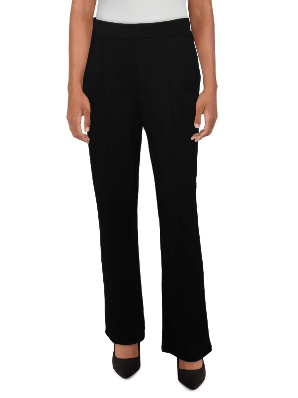 casual pants for women -Womens High Rise Work Wear Straight Leg Pants