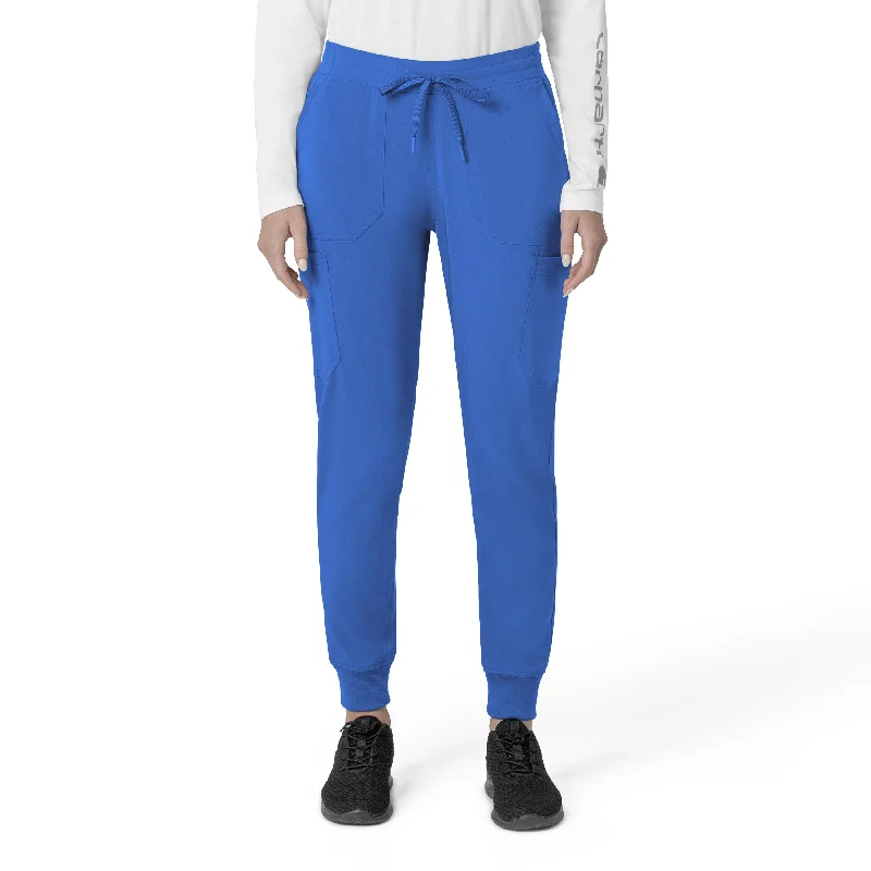 women's faux suede leggings -Carhartt Force Cross-Flex Women's Cargo Jogger Scrub Pant - Royal