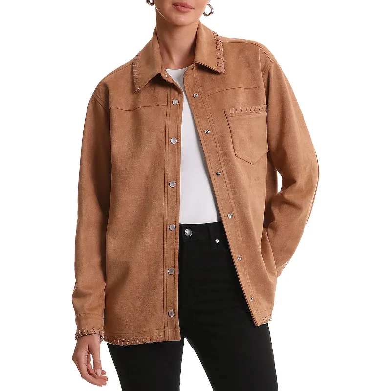 women's draped coats -Womens Pocket Warm Overcoat