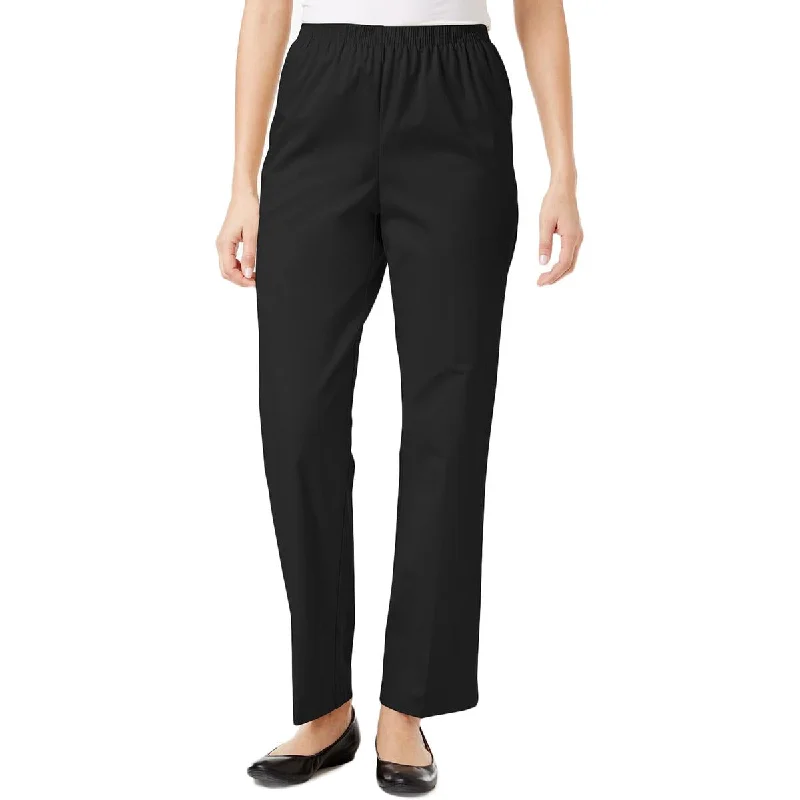 women's stretch pants -Alfred Dunner Womens Classic Office Wear Pants