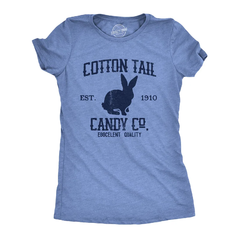 embroidered blouses for women -Cotton Tail Candy Co Women's T Shirt