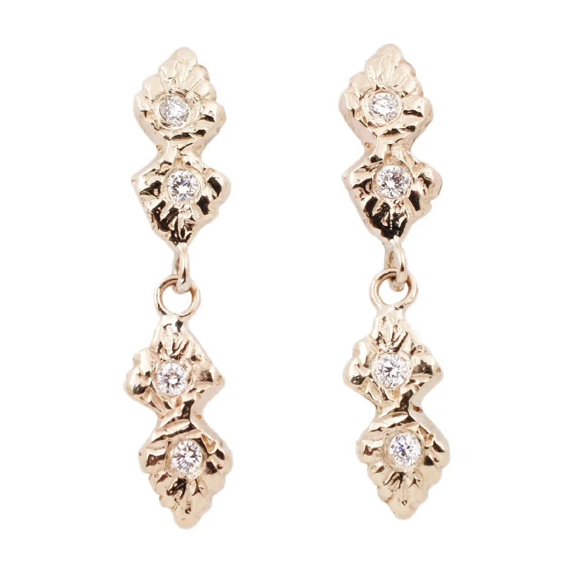 women's bar earrings -Light Rays Drop Earrings