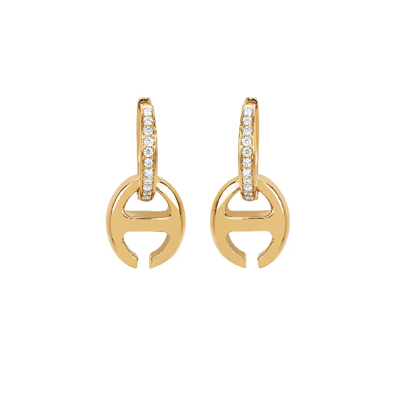 women's gold earrings -KLAASP