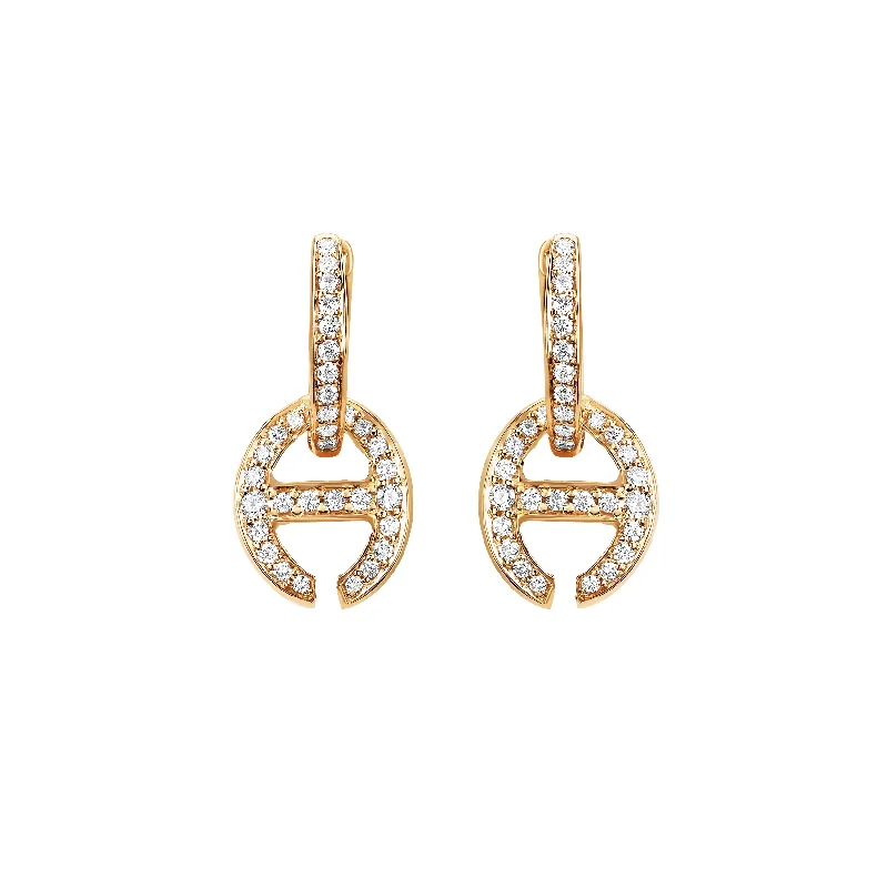 women's stud earrings -KLAASP WITH DIAMONDS